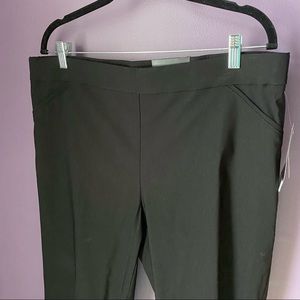Black ankle pants - stretch work pants size 14